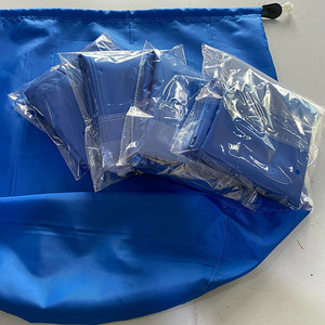 Sac de rangement de grande capacité pour le lavage du <span class=keywords><strong>linge</strong></span> d'hôtel Sac de transfert en polyester avec cordon Sac distributeur de séparation humide et sec - Product Image 6