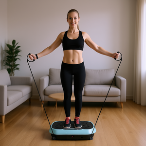 Plateforme de vibration corporelle complète, équipement d'entraînement à domicile, machine de fitness avec télécommande pour la perte de poids et la combustion des graisses - Product Image 2
