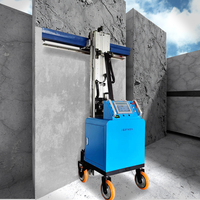 Robot de plâtrage haute puissance pour murs, avec moteur Elevate de 0,75 kW et tension de 48 V pour un travail efficace