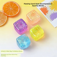 Squishies en silicone ultra-transparents style Maltose, best-seller, à l'aspect soigné, anti-stress, à récupération lente