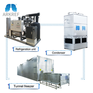 ARKREF congelatore rapido a Tunnel <span class=keywords><strong>IQF</strong></span> di alta qualità da 1000 kg/h per la lavorazione dei frutti di mare - Product Image 2