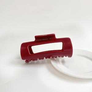 Da donna Design alla moda creativo infrangibile flessibile angolo rotondo morbido in Silicone artiglio per capelli - Product Image 5