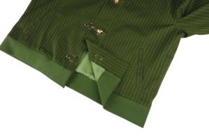 Camicie Casual <span class=keywords><strong>da</strong></span> <span class=keywords><strong>Uomo</strong></span> Personalizzabili in Stile Vintage, 100% Cotone, Monopetto <span class=keywords><strong>a</strong></span> <span class=keywords><strong>Righe</strong></span> con Bottoni Metallici, Giacche <span class=keywords><strong>a</strong></span> Maniche Lunghe - Product Image 2
