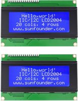 Modul Tampilan SunFounder PCF8574 I2C/TWI LCD1602 Kompatibel dengan Raspberry Pi