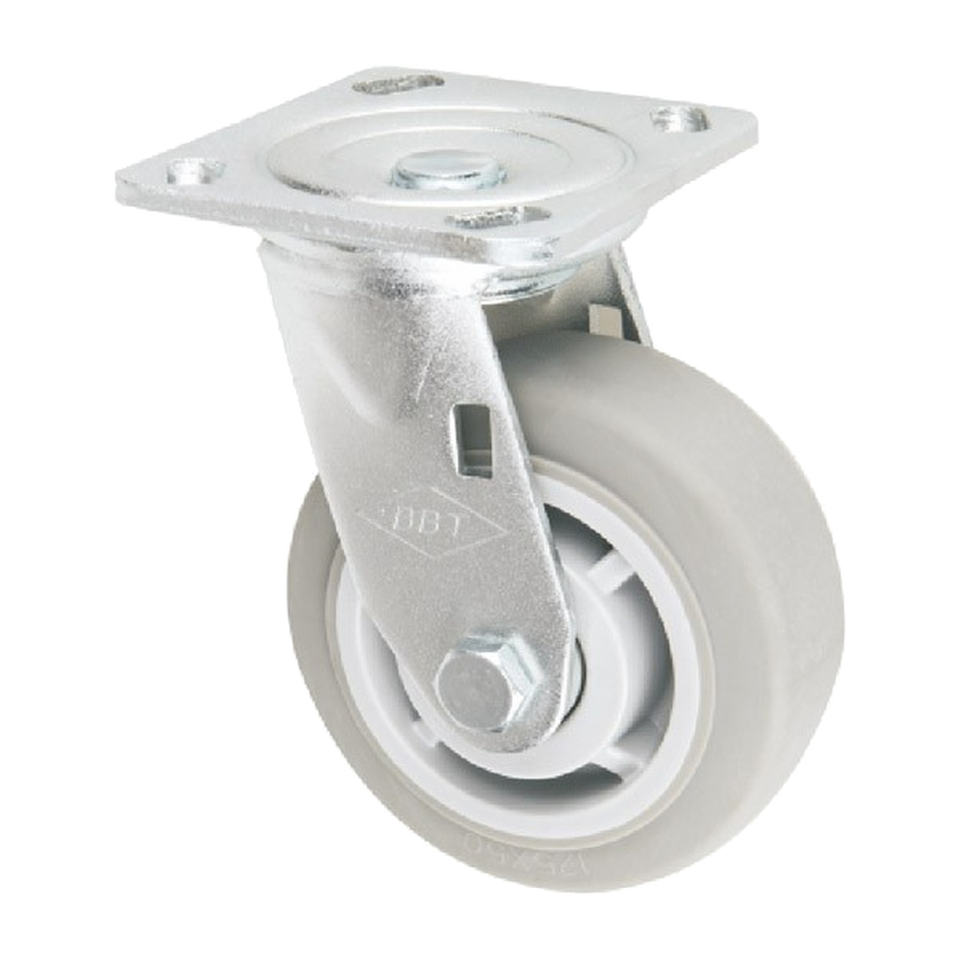 Retractable Casters Heavy Duty Casters TPR Double Ball Bearing 4 Inch ...