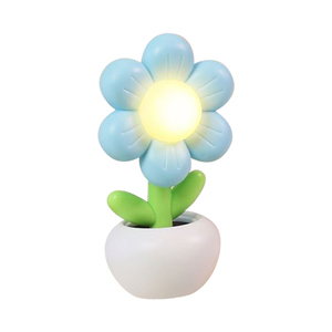 Jinying Linda Lámpara LED de Girasol para Maceta, Luz Nocturna Mini de Flor, Luz Blanca Cálida, Decoración de Escritorio y Mesita de Noche, Regalo para el Hogar y la Habitación - Product Image 6