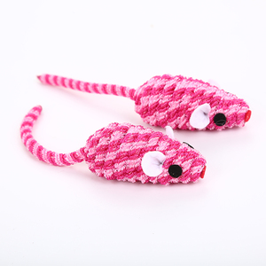 China Factory's Eco-Friendly Stocked Cat Teaser <b>Toy</b> Set Colorful OEM Available 4-Piece Pet Interactive Rubber Band <b>Mouse</b> - Product Image 3