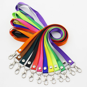 Tùy Chỉnh Cổ Dây Buộc Thăng Hoa Vải Nylon Dây Đeo Điện Thoại In Keychain Dệt Satin Polyester Tùy Chỉnh Trống Có Thể Thu Vào Dây Buộc - Product Image 1