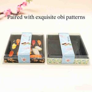 Boîte à sushi jetable Bellflower carrée, <span class=keywords><strong>plateau</strong></span> frais, sashimi, saumon, fruits de <span class=keywords><strong>mer</strong></span>, boîte d'emballage japonaise avec couvercle - Product Image 4