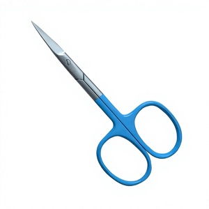 Ciseaux à ongles professionnels en acier inoxydable, droits, avec logo personnalisé, pour manucure, emballage cadeau, vente en gros, haute qualité - Product Image 1