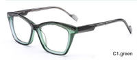 Fabricant de lunettes de mode personnalisées lunettes multicolores à monture carrée en acétate lunettes à tempe en métal pour soulager la fatigue lunettes optiques