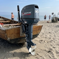 Moteur hors-bord 30 CV 2 temps en alliage d'aluminium marin de haute qualité et économique HSP OEM pour bateaux de pêche
