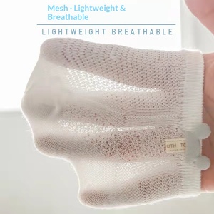 Calcetines de malla transpirable de verano <span class=keywords><strong>para</strong></span> bebé, con orejas de dibujos animados, puño suelto, calcetines tobilleros <span class=keywords><strong>para</strong></span> niños pequeños, venta al por mayor <span class=keywords><strong>para</strong></span> recién nacidos de 0 a 3 años - Product Image 4