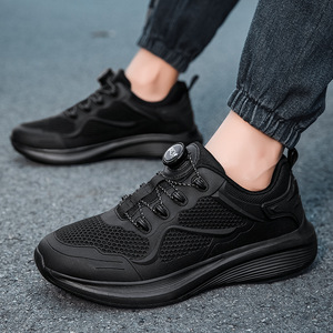 Chaussures de randonnée en mesh pour hommes, bout rond, semelle extérieure en caoutchouc, semelle intermédiaire en EVA, antidérapantes, toutes saisons, pour la marche en plein air - Product Image 1