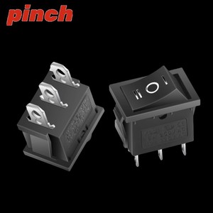 สวิตช์โยก KCD1 ขนาด 15x21 มม. 3 ขา SPST 24VDC แบบติดตั้งบนแผง สีดำ ไนลอน สวิตช์จ่ายไฟ - Product Image 3