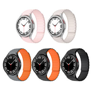 Correa de reloj de acero inoxidable integrada Correa de reloj de sublimación de <span class=keywords><strong>20mm</strong></span> con adaptadores para Samsung S24 Ultra Galaxy 7 - Product Image 5