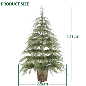 4ft PE giáng sinh nồi <span class=keywords><strong>2025</strong></span> cây mô hình mới, nhà máy bán hàng trực tiếp, chất lượng cao bán chạy nhất bán buôn, có thể gập lại - Product Image 6