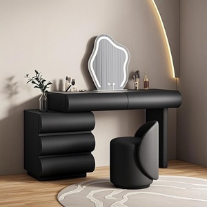 Tocador Moderno Minimalista con Espacio de Almacenamiento, Tocador de Maquillaje Estilo Butter para Dormitorio - Product Image 5