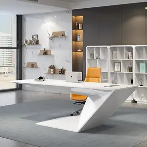 Leichte Luxus Home Office Schreibtisch kreative Mode Schreibtisch moderne weiße Farbe Executive Desk
