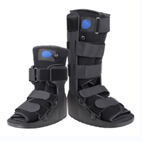 Botte orthopédique pour fracture de la cheville, équipement de physiothérapie de haute qualité, semelle extérieure en caoutchouc intégrée, soutien de la cheville