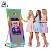 El Mejor Espejo con Pantalla Táctil para Cabina de Fotos de Bodas, Espejo con Pantalla Táctil de 65 Pulgadas para Cabina de Fotos en Venta