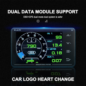 เกจวัด <span class=keywords><strong>Lufi</strong></span> รุ่นใหม่ XS OBD + GPS สำหรับรถยนต์ วัดอุณหภูมิน้ำ วัดอุณหภูมิน้ำมันเทอร์โบ วัดค่า G ไจโรสโคป มัลติฟังก์ชั่น พร้อมหน้าจอ LCD - Product Image 3