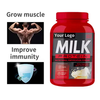 Poudre de Protéine de Lactosérum au Lait Vanillé en Gros, Complément Alimentaire pour le Fitness et le Bien-être Musculaire, Marque Privée OEM