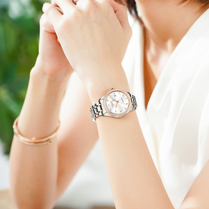 Montres automatiques de luxe personnalisées de haute qualité 28MM pour femmes, mouvement Miyota, montres mécaniques pour femmes d'affaires - Product Image 3