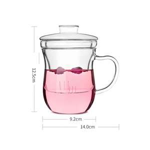<span class=keywords><strong>Tasse</strong></span> à thé <span class=keywords><strong>en</strong></span> <span class=keywords><strong>verre</strong></span> borosilicaté 350ml faite à la main <span class=keywords><strong>avec</strong></span> <span class=keywords><strong>infuseur</strong></span> et couvercle <span class=keywords><strong>tasse</strong></span> à eau <span class=keywords><strong>en</strong></span> <span class=keywords><strong>verre</strong></span> - Product Image 6
