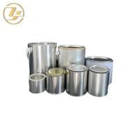 Kaleng Logam Bulat 0.25L dari Bahan Tinplate dengan Lapisan Anti Bocor untuk Kemasan Lilin, Cat, dan Pelarut