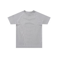 T-shirt de sport tissé haute élasticité, coupe oversize, été 2026, respirant, séchage rapide, pour musculation et entraînement, manches courtes