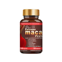 Capsules de complexe de racine de Maca OEM/ODM - Soutient l'énergie quotidienne, la vitalité et l'endurance - Complément alimentaire végétalien à base de plantes - 120 unités