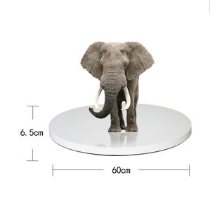 60CM שלט רחוק מסתובב Stand 360 תואר פנורמי אוטומטי חשמלי פטיפון 150KG עומס תערוכה סיבוב - Product Image 1