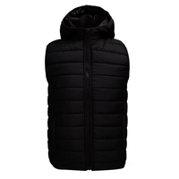 Blouson bomber sans manches pour homme avec logo personnalisé, garniture en fourrure de mouton, respirant pour l'hiver