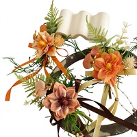 Boutonnières et fleurs de poignet artisanales en soie parfumées Hua Han Ge pour mariage, avec roses, tulipes, marguerites et magnolias