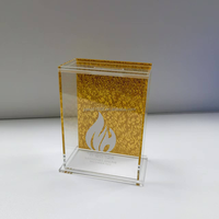 Boîtes de dons personnalisées en plexiglas acrylique Lucite pour collection de pièces de monnaie Judaica, pour la Tzedakah et les collectes caritatives