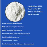 Tétris [bêta-(3.5- di-tert-butyl, acide 4-hydroxyphényl) propionique] ester de pentaérythritol antioxydant 1010 CAS6683-19-8