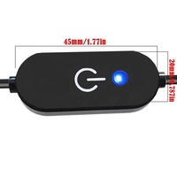 Type professionnel USB C mâle à Usb un mâle tactile gradateur en ligne sur le câble de contrôleur de commutateur d'arrêt pour bande de lumière LED