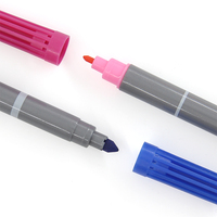 Lot de marqueurs feutres double pointe 10 couleurs avec logo personnalisé, lavables, pour coloriage et aquarelle, fournitures scolaires d'art