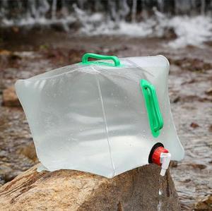 Sac de stockage d'eau pliable en PVC transparent portable pour voiture, lavage de voiture, camping, randonnée, douche, 5L, <span class=keywords><strong>10L</strong></span>, 15L, 20L - Product Image 6
