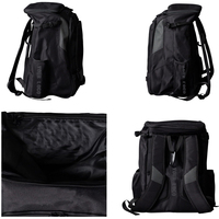 Nouveau sac à dos de sport personnalisé en polyester pour softball et baseball, sac de voyage avec 2 manchons élastiques en néoprène pour bâtons