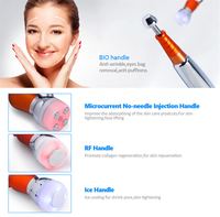 Appareil de lifting facial par électroporation photonique sans aiguille, mésothérapie sans aiguille, machine de soin de la peau, machine de beauté faciale