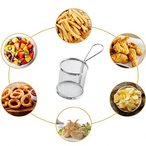 Meilleures ventes : Panier de friture et passoire en acier inoxydable pour frites, chips et tacos, avec logo personnalisé, pour la cuisine, vente en gros - Product Image 5