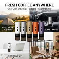 Kingze Machine à Expresso Portable Mini 3-en-1 Alimentée par USB Type C, Cafetière à Capsules de Voyage pour l'Extérieur