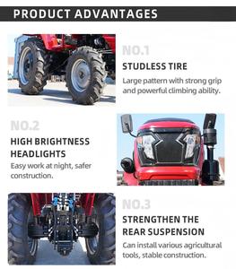 Tracteur agricole compact 4x4 de haute qualité, 100 CV, <span class=keywords><strong>moteur</strong></span> diesel, mini-tracteur, machines agricoles robustes, boîte de vitesses et <span class=keywords><strong>moteur</strong></span>. - Product Image 4