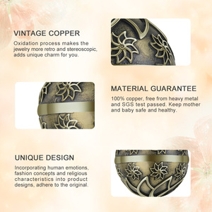 สร้อยคอเมอร์รี่ไชน์ คอปเปอร์ ฮาร์โมนี่ บอล ลูกบอลแห่งความปรารถนาสำหรับคนท้อง ของขวัญสำหรับแม่ ภรรยา ลูกสาว ผู้หญิง - Product Image 6