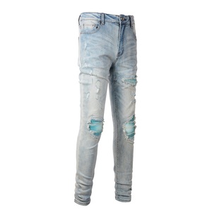 Amari Ý Nhà Thiết Kế Người Đàn Ông Của Căng Jeans Thời Trang Thương Hiệu Phong Cách Với Thoáng Khí Và Có Thể Giặt Các Tính Năng Mô Hình Rắn Cho Mùa Đông - Product Image 2