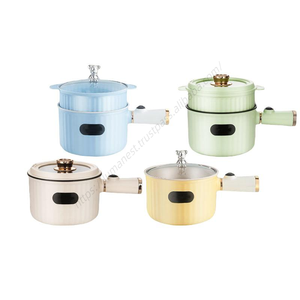 Olla de Cocina Mini al por Mayor para el Hogar y Dormitorios Estudiantiles, Vaporera Multifuncional de 1.8L para Freír y Cocinar - Product Image 1