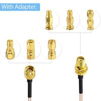 Kabel Koaksial RG58 Kustom 2m 5m 10m Konektor Rg58 SMA Male ke SMA Female Kabel Konsumsi Daya Rendah