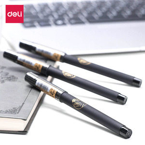Deli S66 Gel Pen 0.5mm Black Ink Office School Writing Tool - Product Image 1